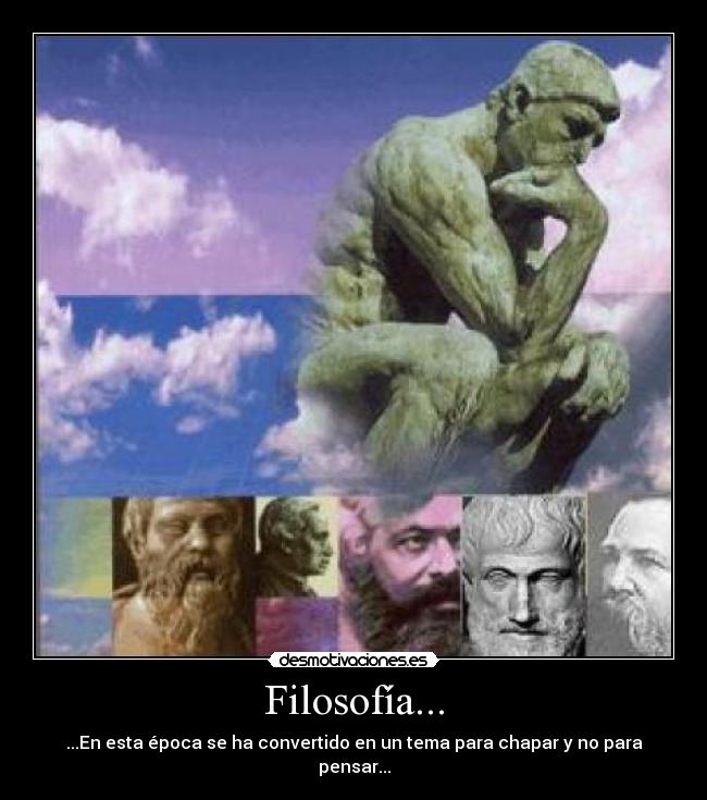 Filosofía... - 