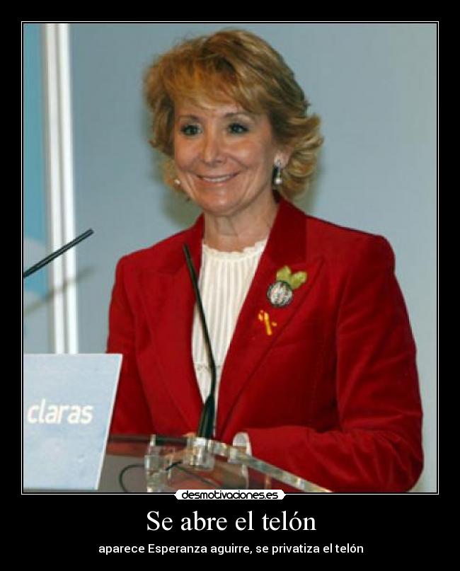 Se abre el telón -