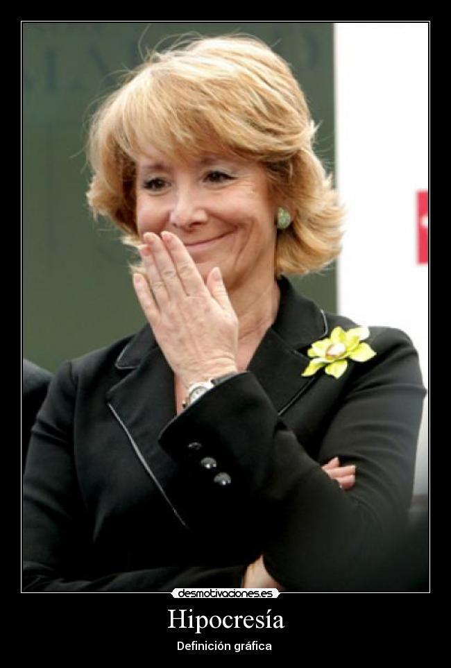 Hipocresía - Definición gráfica