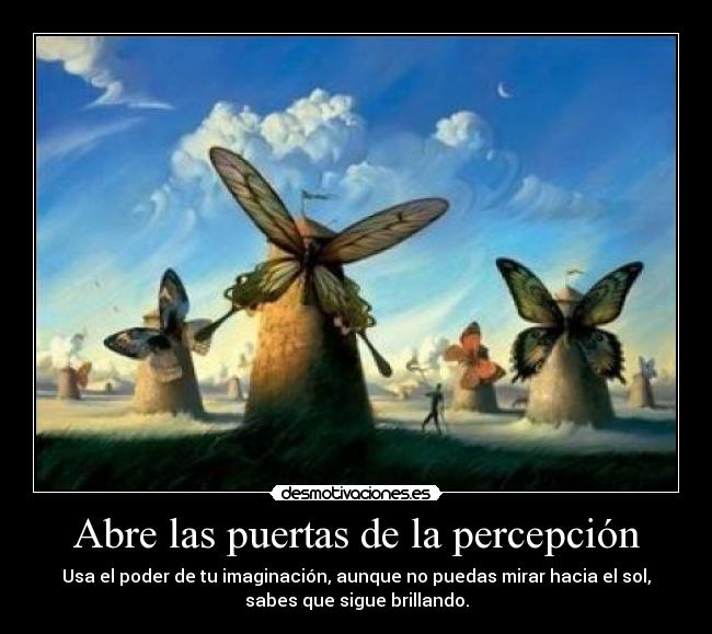 Abre las puertas de la percepción -