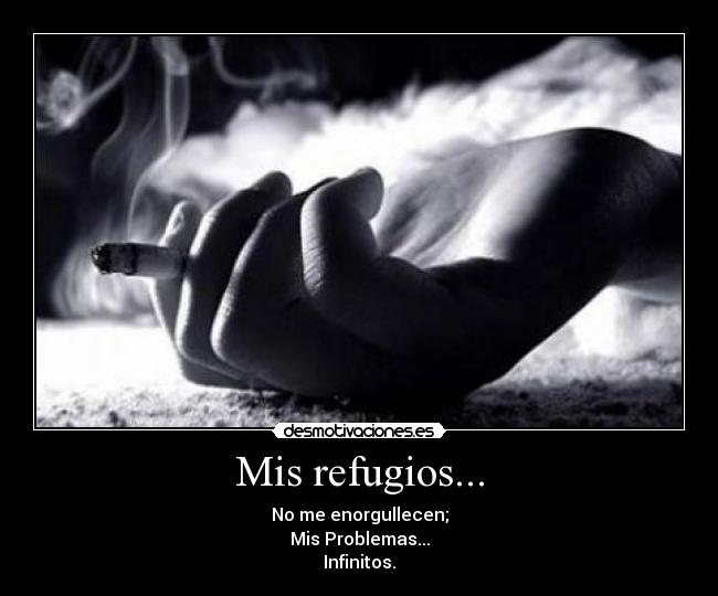 carteles mis refugios desmotivaciones