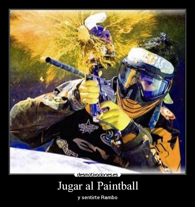 Jugar al Paintball - 
