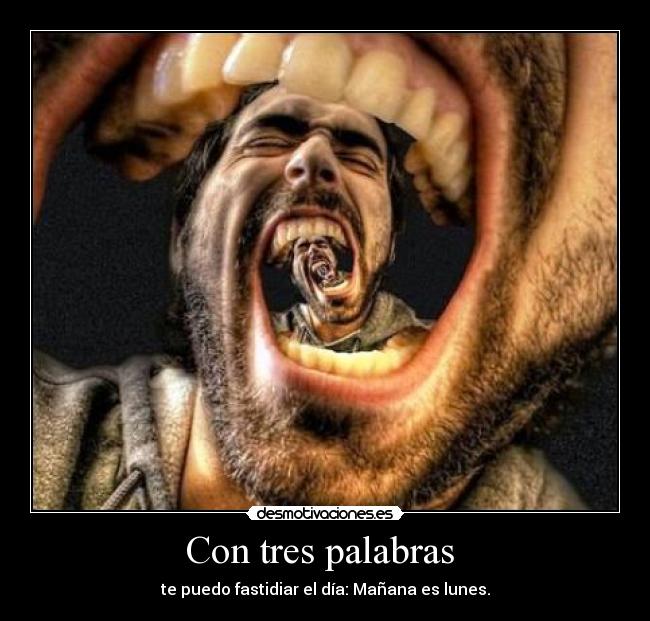 Con tres palabras  - 