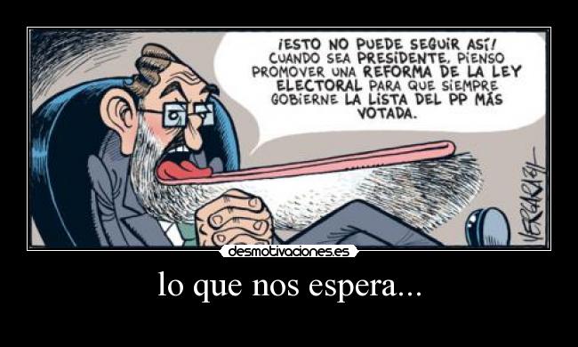 lo que nos espera... - 