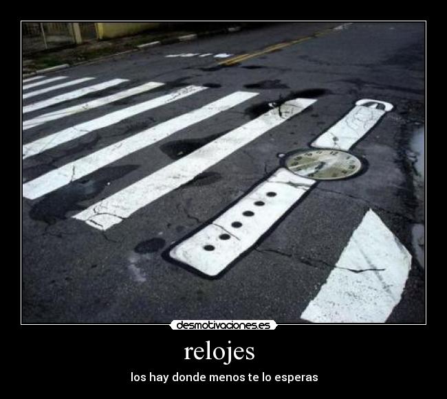 relojes - los hay donde menos te lo esperas