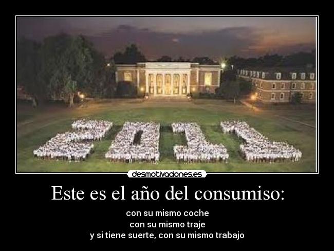 Este es el año del consumiso: - 