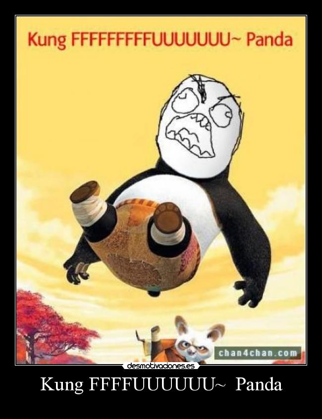 carteles kung panda fuuuuuu desmotivaciones