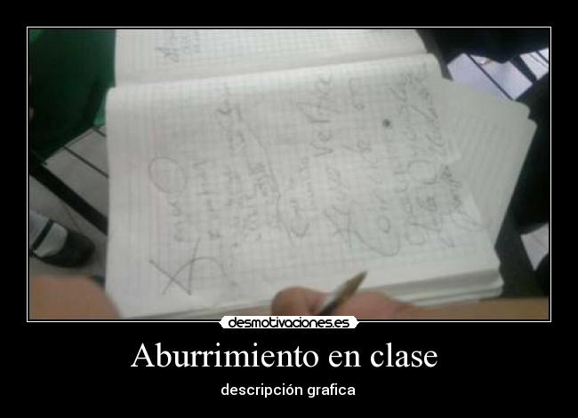 Aburrimiento en clase  - 