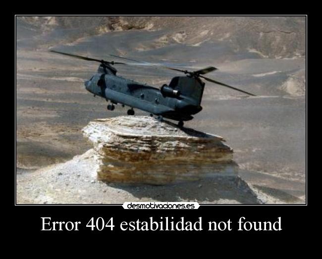 Error 404 estabilidad not found - 