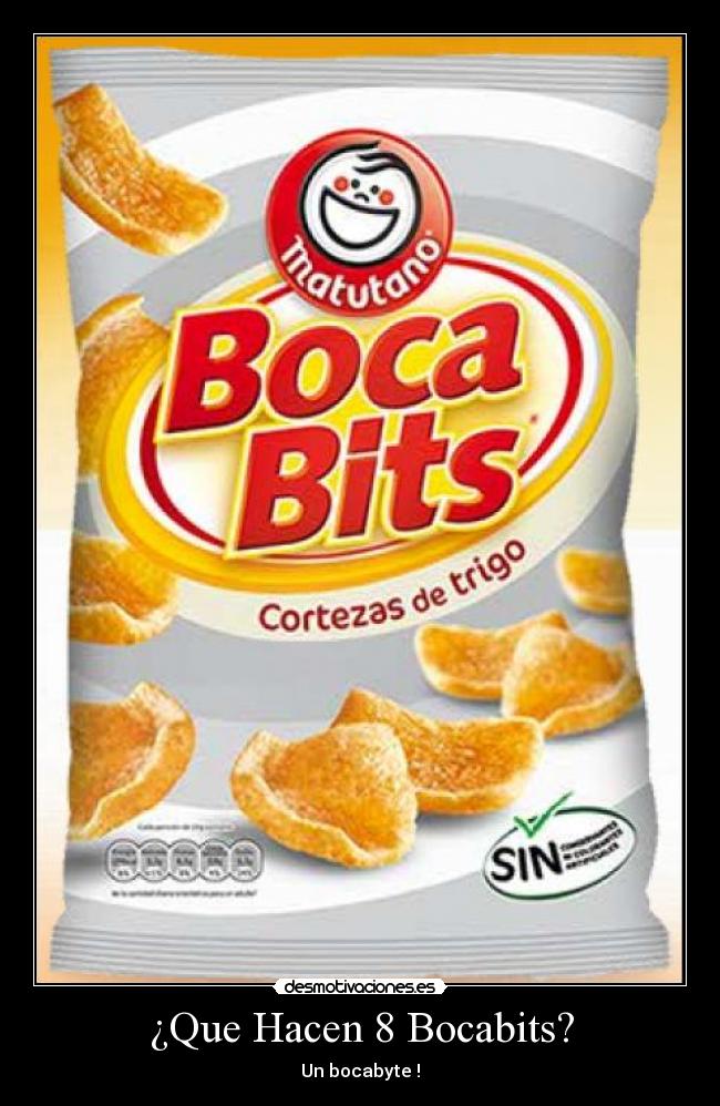 ¿Que Hacen 8 Bocabits? - Un bocabyte !
