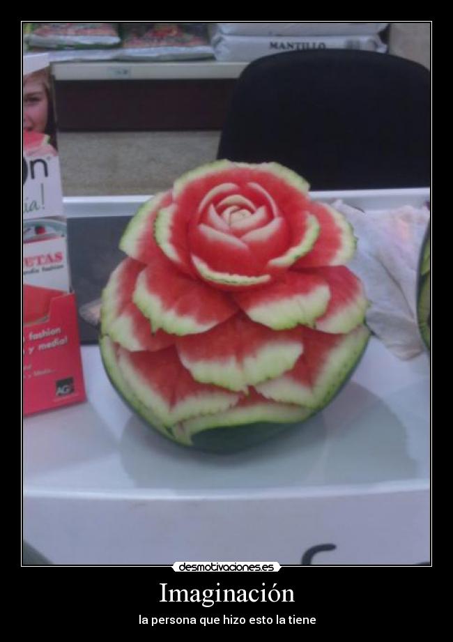 Imaginación - la persona que hizo esto la tiene