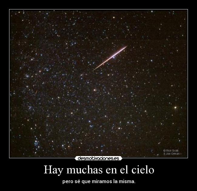 Hay muchas en el cielo - 