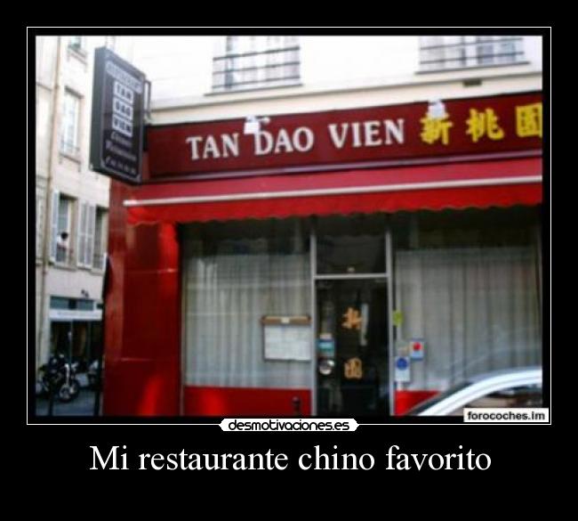 Mi restaurante chino favorito -