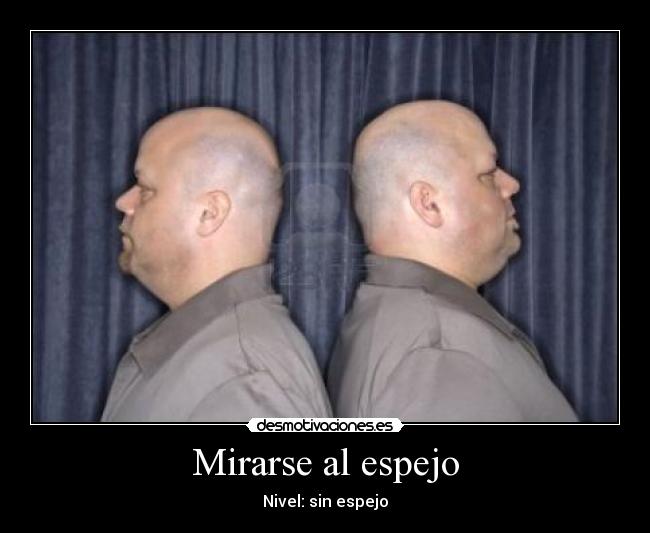 carteles mirarse espejo desmotivaciones