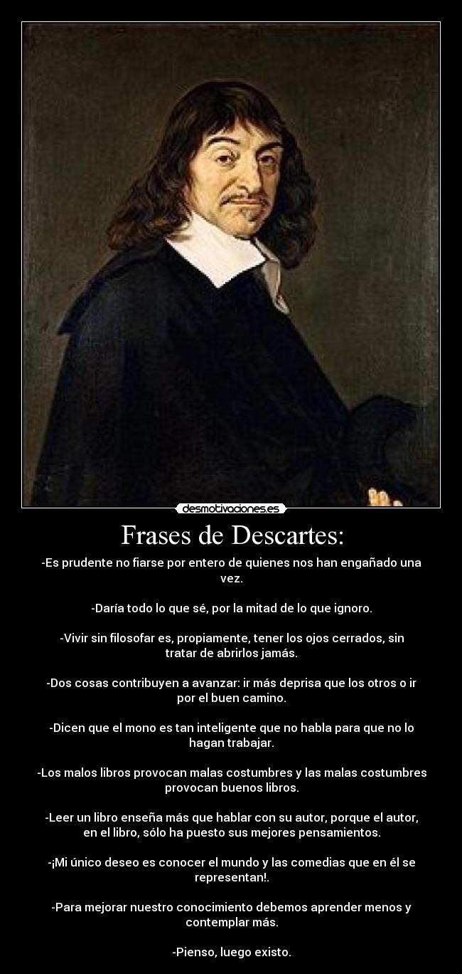 Frases de Descartes: - 