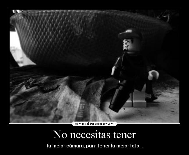 No necesitas tener - 