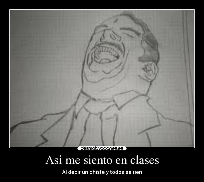 Asi me siento en clases -