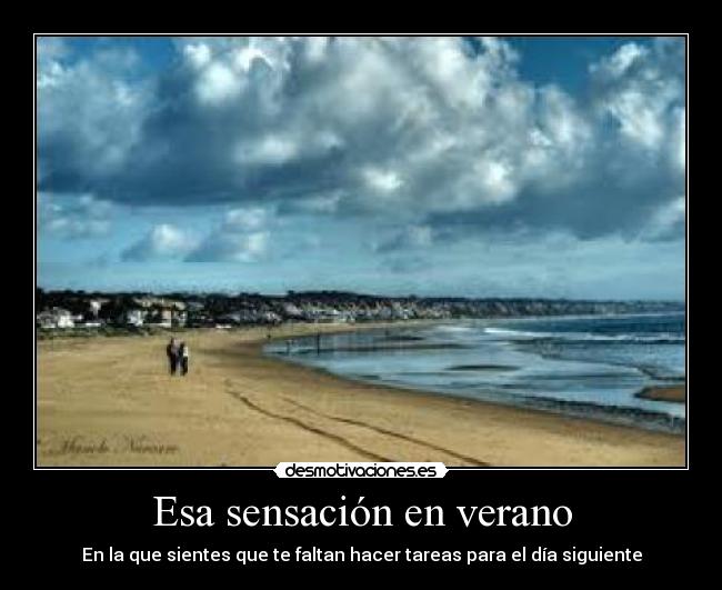 Esa sensación en verano -
