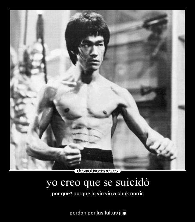 yo creo que se suicidó -