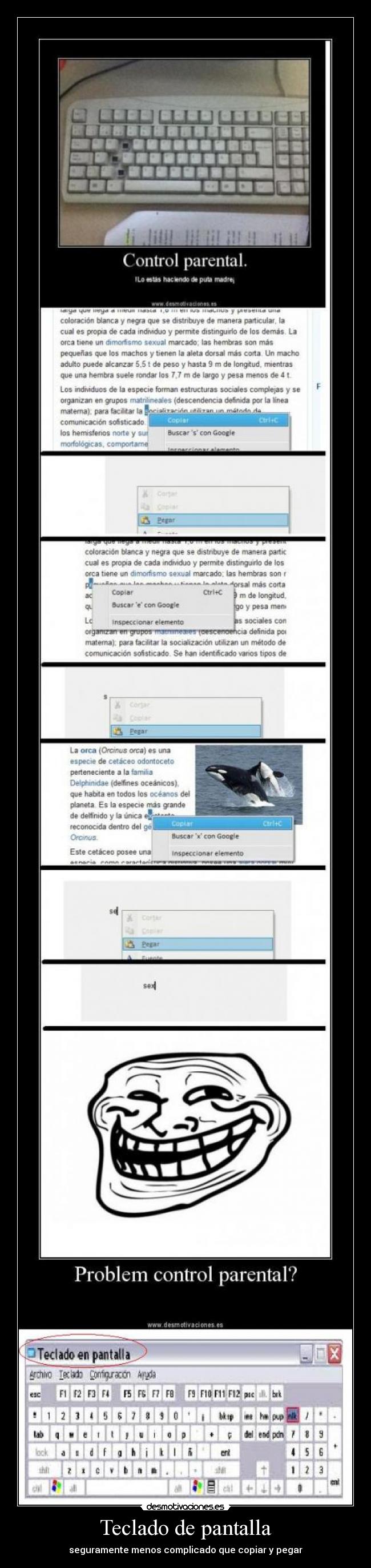 Teclado de pantalla -
