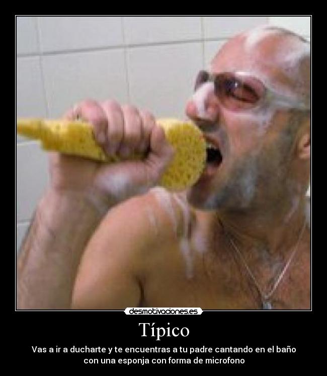 carteles tipico esponja microfono desmotivaciones