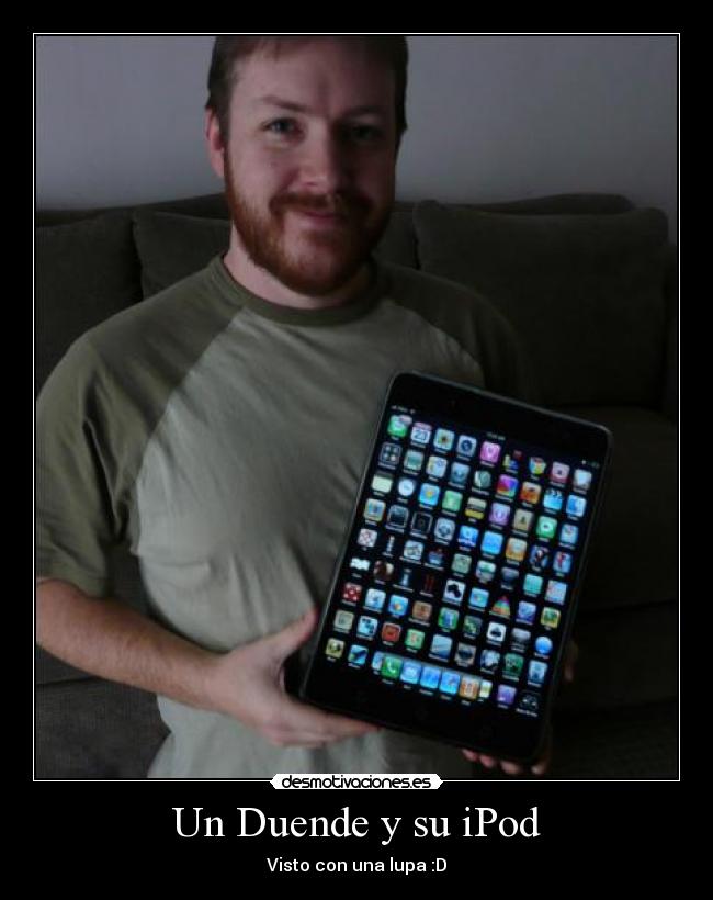 Un Duende y su iPod -