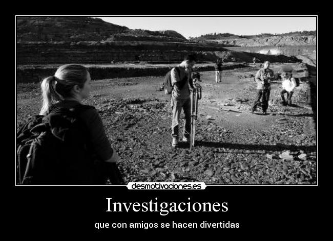 carteles investigacion desmotivaciones