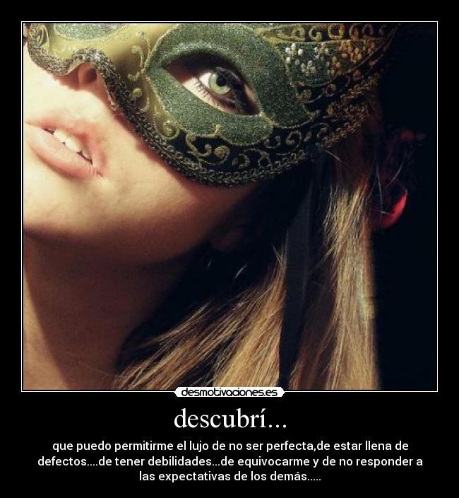 descubrí... -