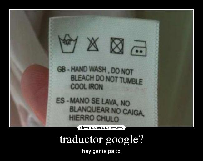 traductor google? - 