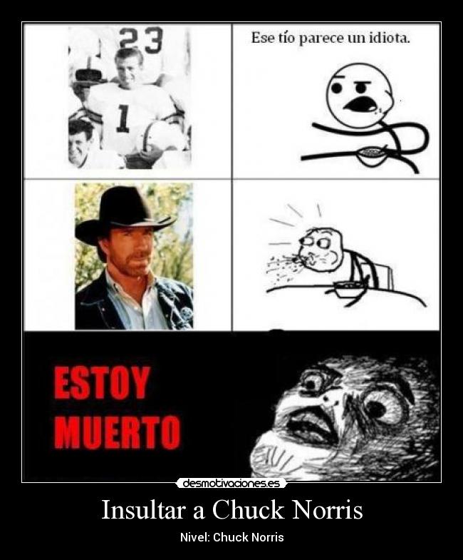 Insultar a Chuck Norris - 