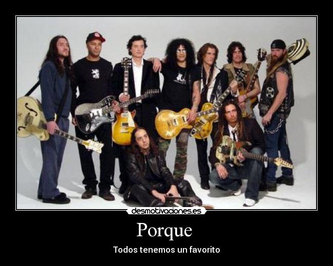 Porque  - Todos tenemos un favorito