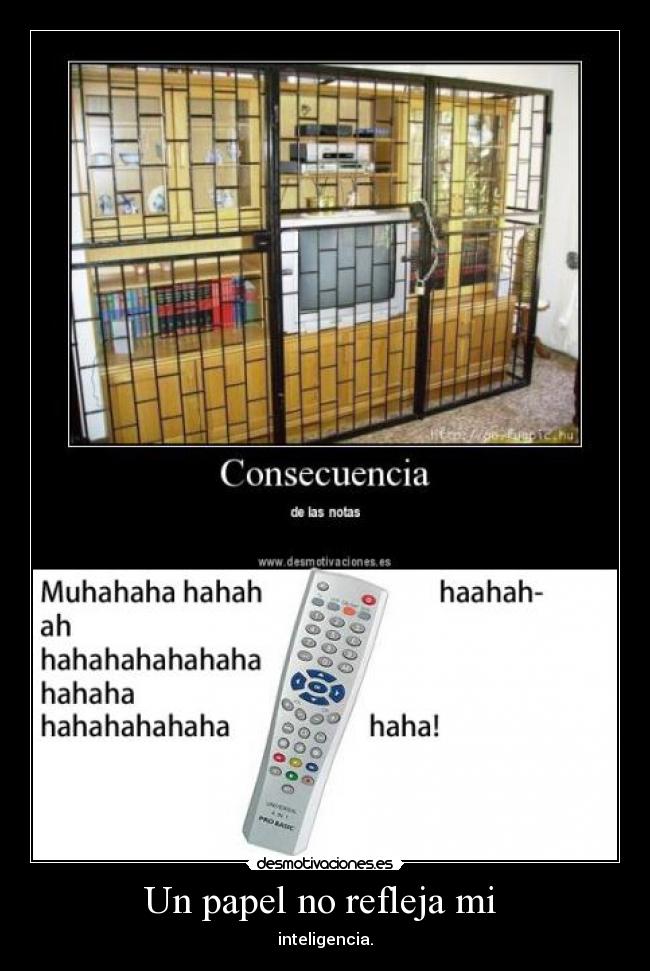 Un papel no refleja mi  - 