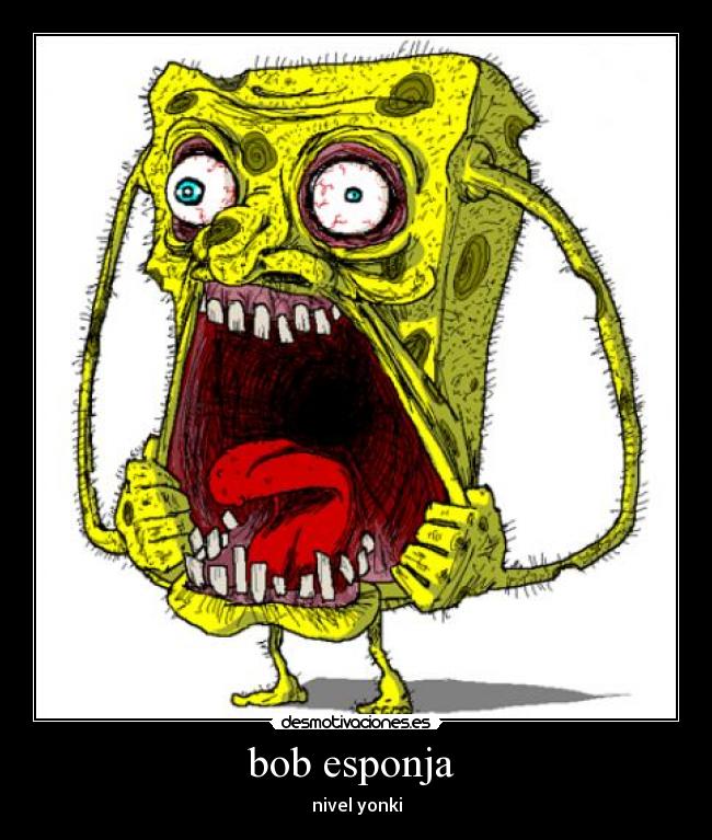 carteles bob esponja desmotivaciones