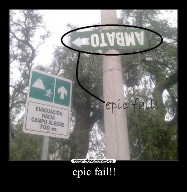 epic fail!! -