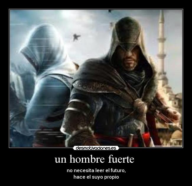 un hombre fuerte -