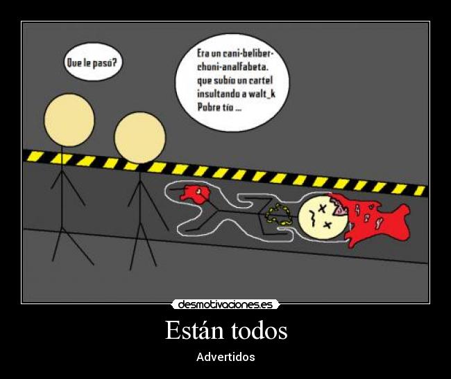 Están todos - Advertidos
