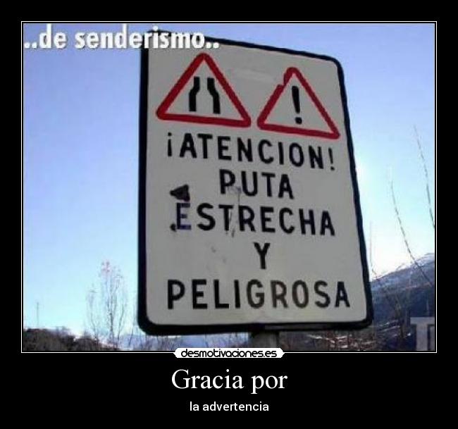 carteles gracias desmotivaciones