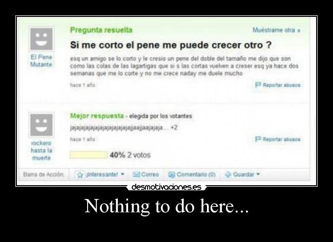 Nothing to do here... -