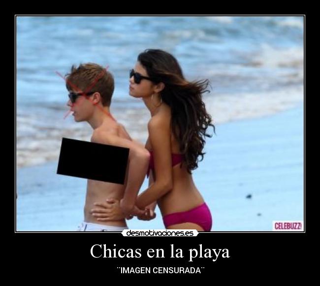Chicas en la playa -