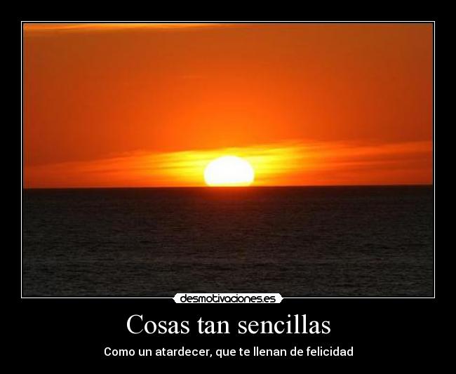 Cosas tan sencillas - 
