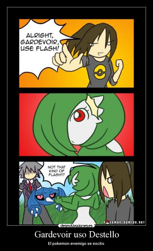Gardevoir uso Destello - 