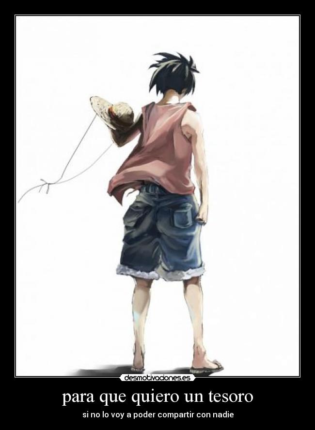 carteles one piece desmotivaciones