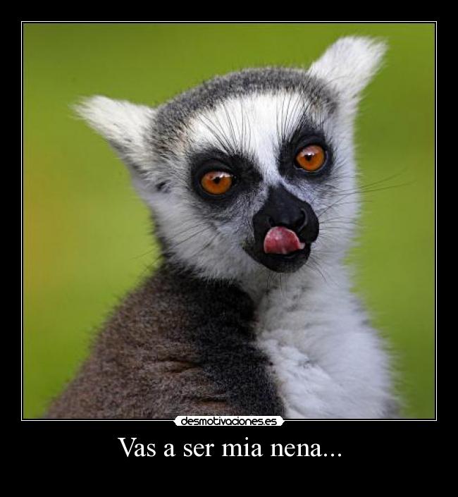 Vas a ser mia nena... -