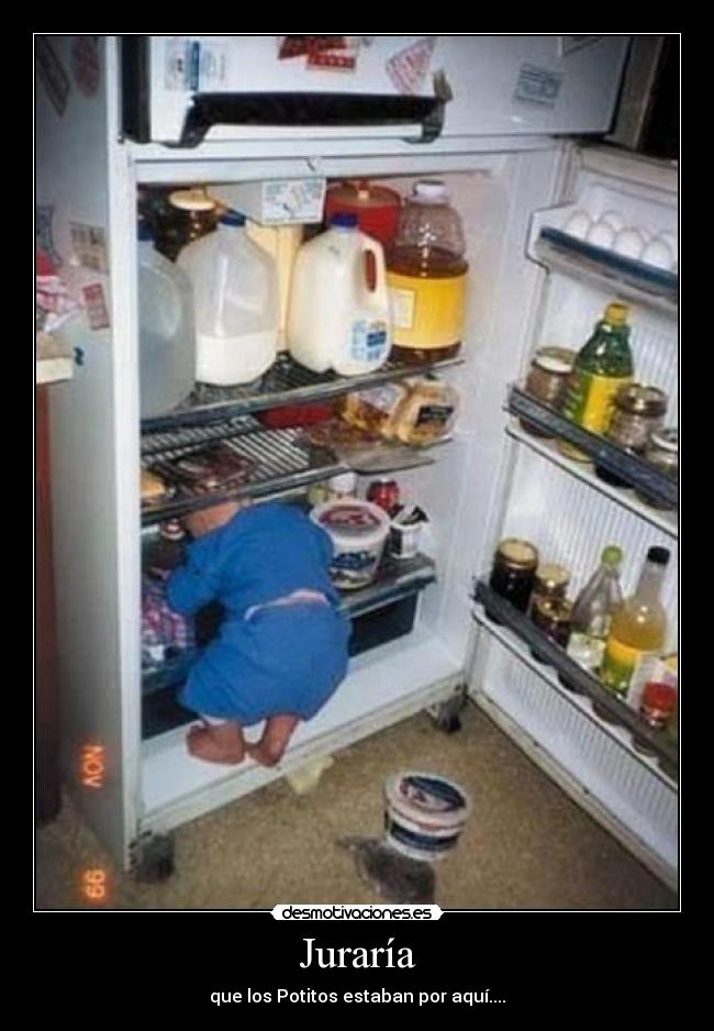 carteles juraria que los potitos estaban por aqui nestle bebe desmotivaciones