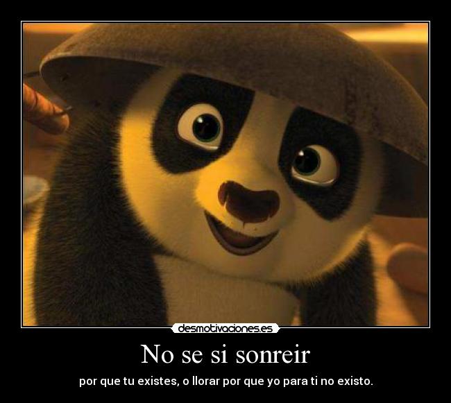 No se si sonreir - 