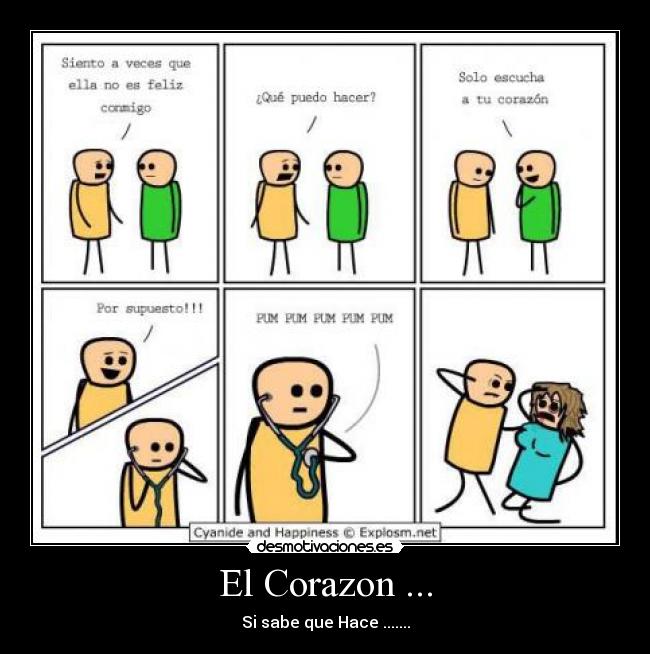 El Corazon ... - Si sabe que Hace .......