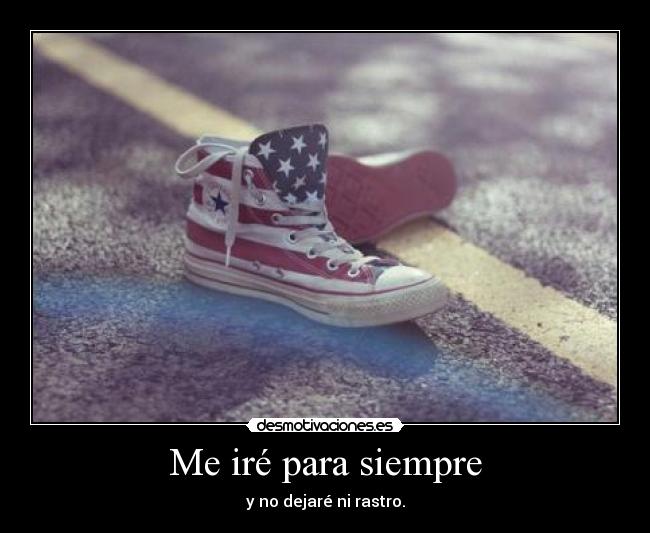 Me iré para siempre - 