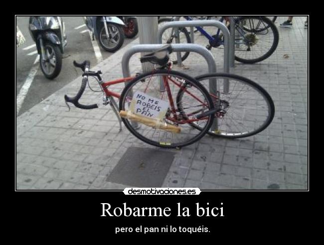 Robarme la bici - 