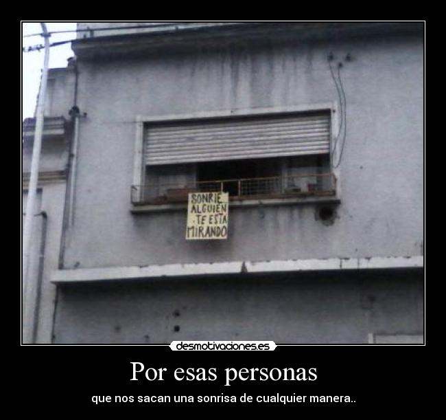 Por esas personas - 