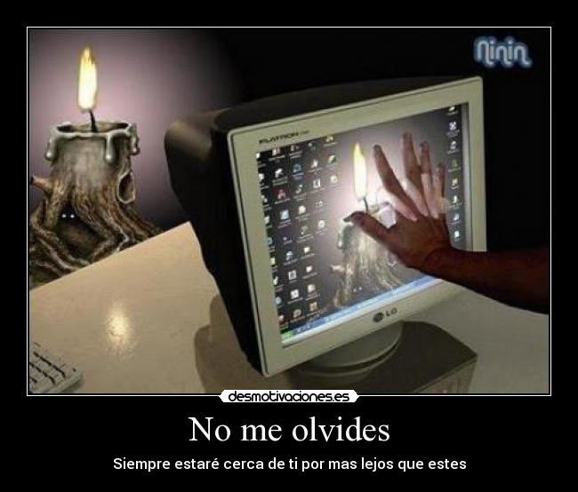 No me olvides -